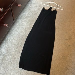 Gorgeous black carabella sleek & sexy long dress!